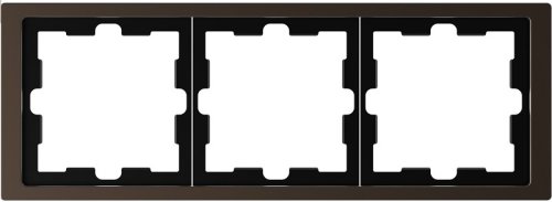 Рамка универсальная Schneider Electric Merten D-Life 3-м. металл мокко  картинка